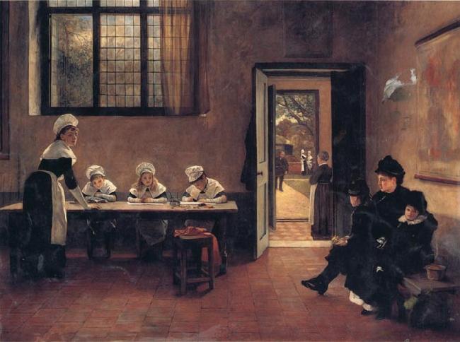 George Adolphus Storey Orphans Germany oil painting art